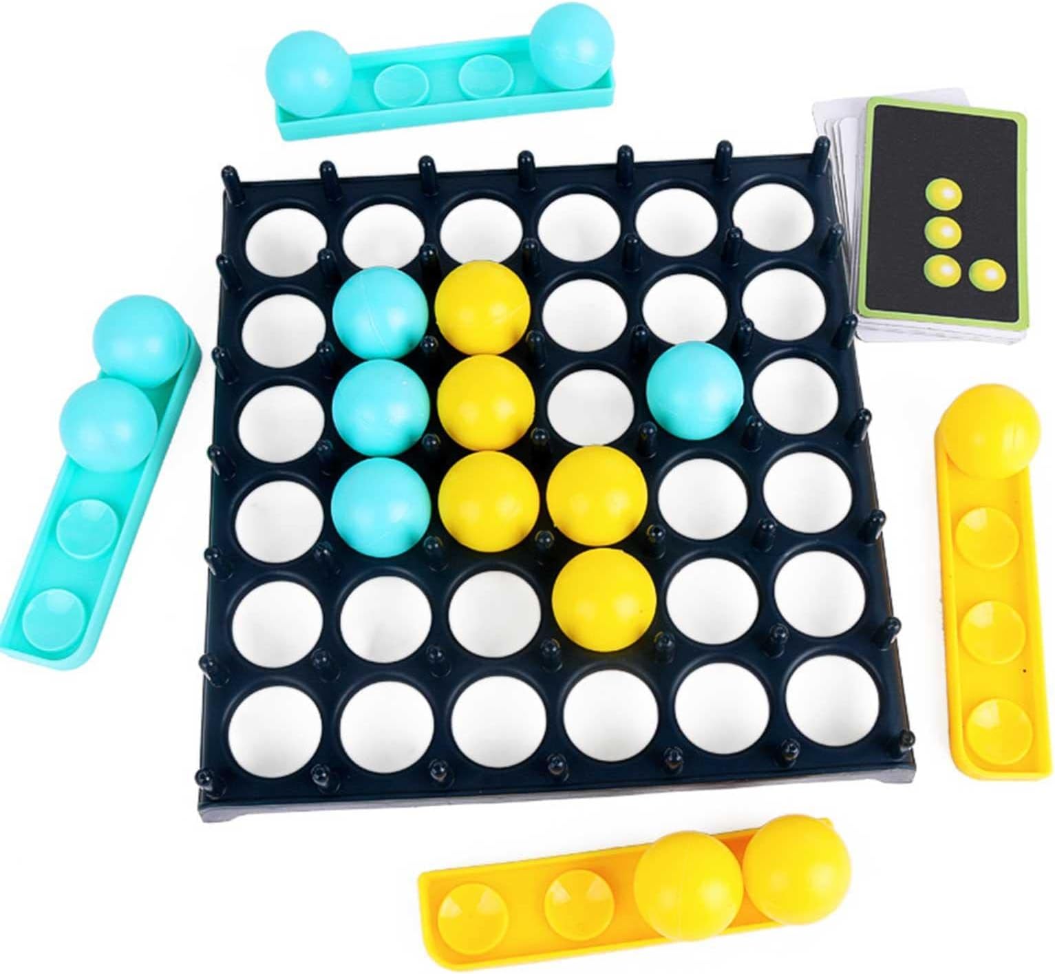 GHQBDMGBounce Off Game with Bouncing Pattern Challenges Party Desktop Bouncing Ball Pinball, Board Games, Family Games for Family, Teens, Adults and Kids