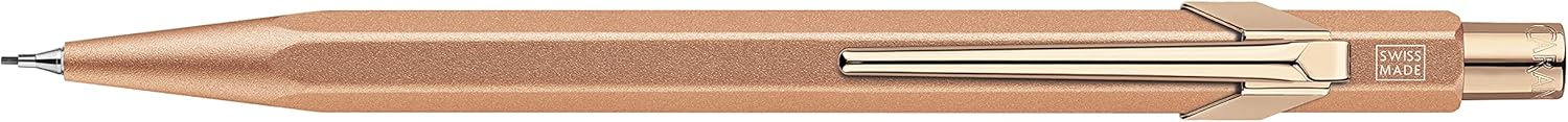 Caran d'Ache 844 Mechanical Pencil 0.7MM - Brut Rosé in Slimpack Case, Pink, One Size