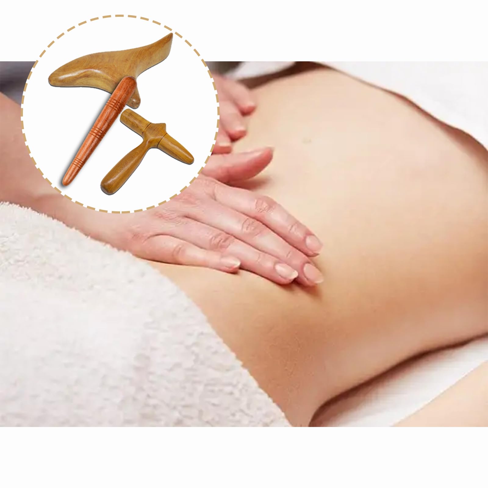 Ensemble de Cannes et Bâtons de Massage en Bois Parfumé - Outils de Réflexologie et d'Acupuncture pour Détendre, Soulager la Douleur et Améliorer la Circulation