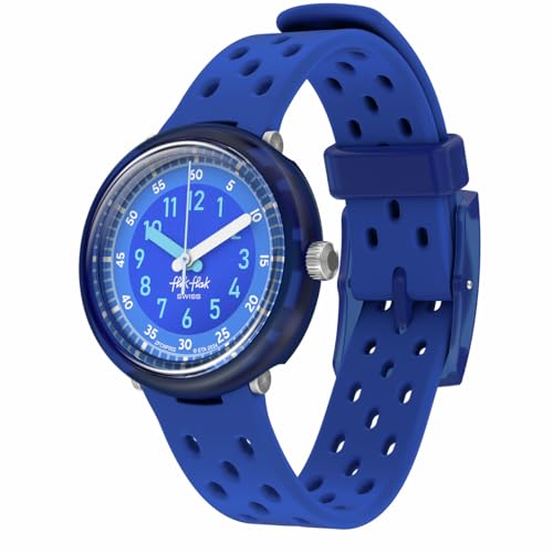 Flik Flak Boy Kids Watch Biosourced Quartz Waterproof Fizz in Blue