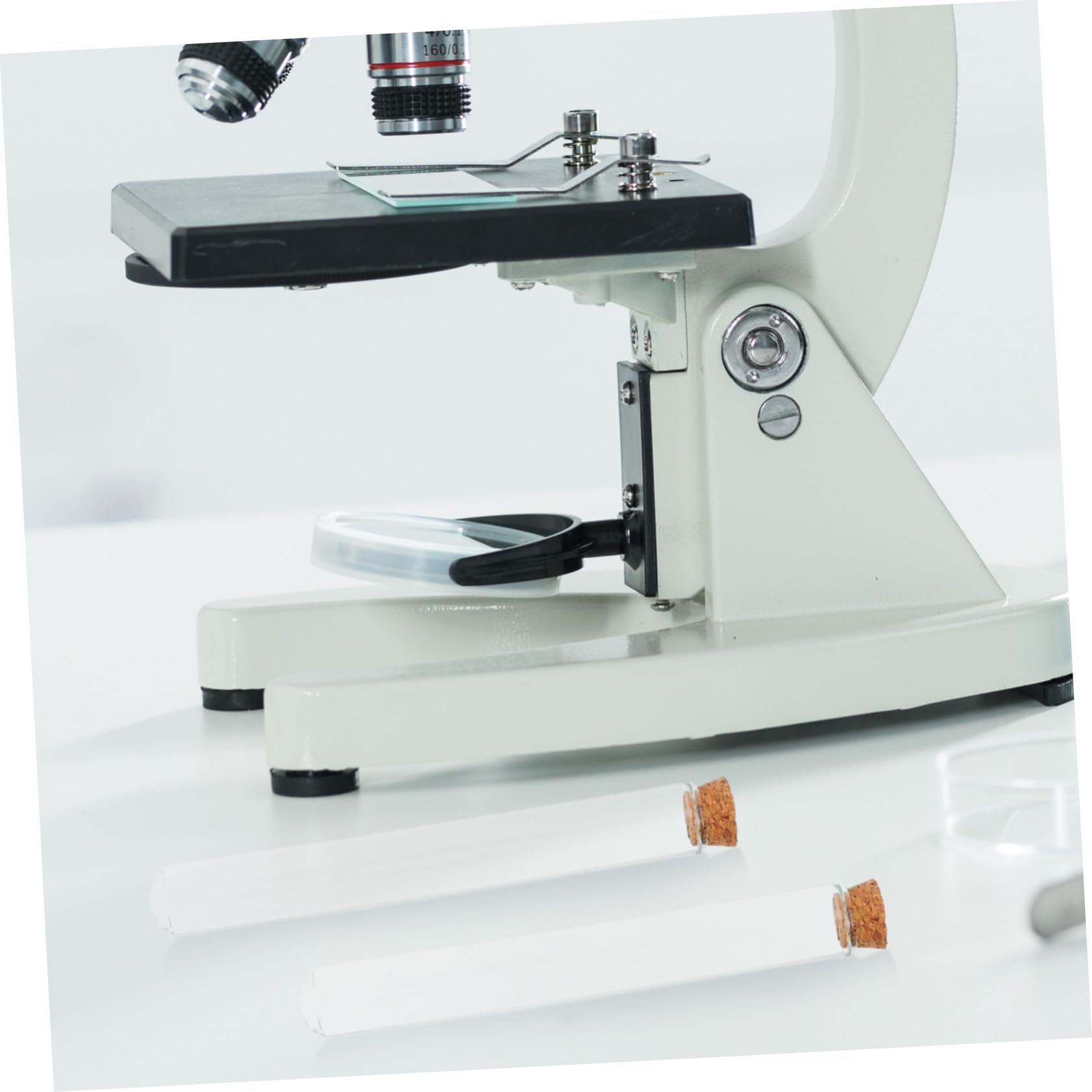 Alipis 20 pezzi Provette in Vetro con Tappo in Sughero Capacità Fondo Rotondo per Campioni da Laboratorio Resistenti Temperature Alte e Corrosione per Piante e Esperimenti Scientifici