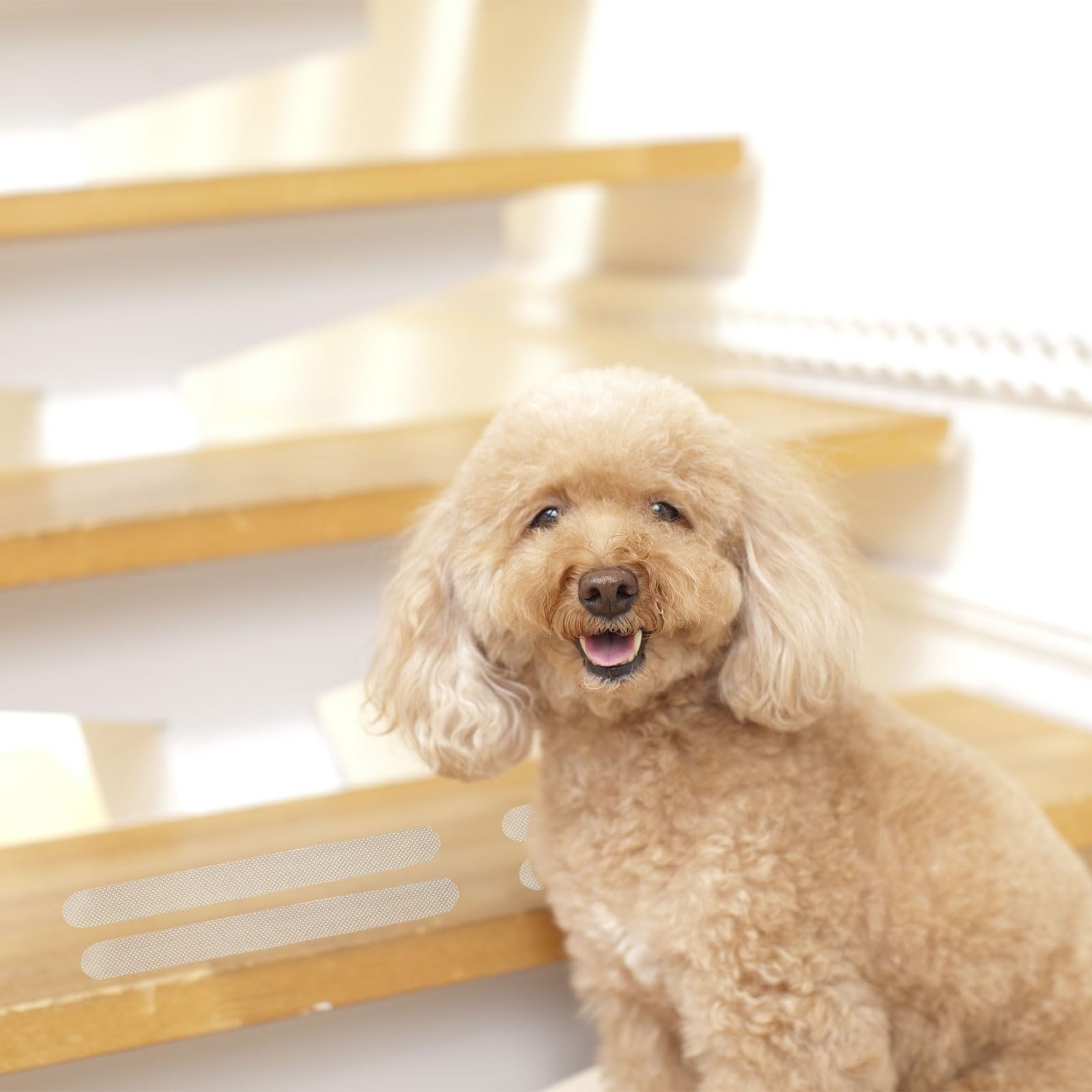 LINGJIA 24 Pezzi Tappetino Doccia Antiscivolo, 38cm Strisce