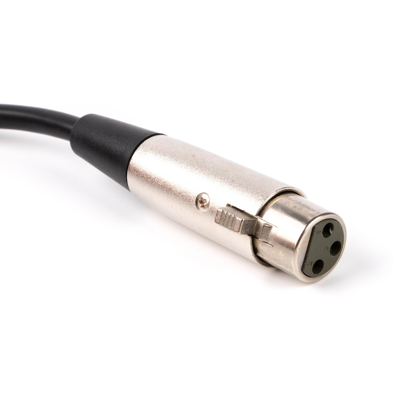 SinLoon XLR naar USB-microfoonkabel 3-polige XLR-aansluiting naar USB-A adapter | 2m/6,5FT gevlochten audiokabel voor PC- en opnameapparatuurverbindingen