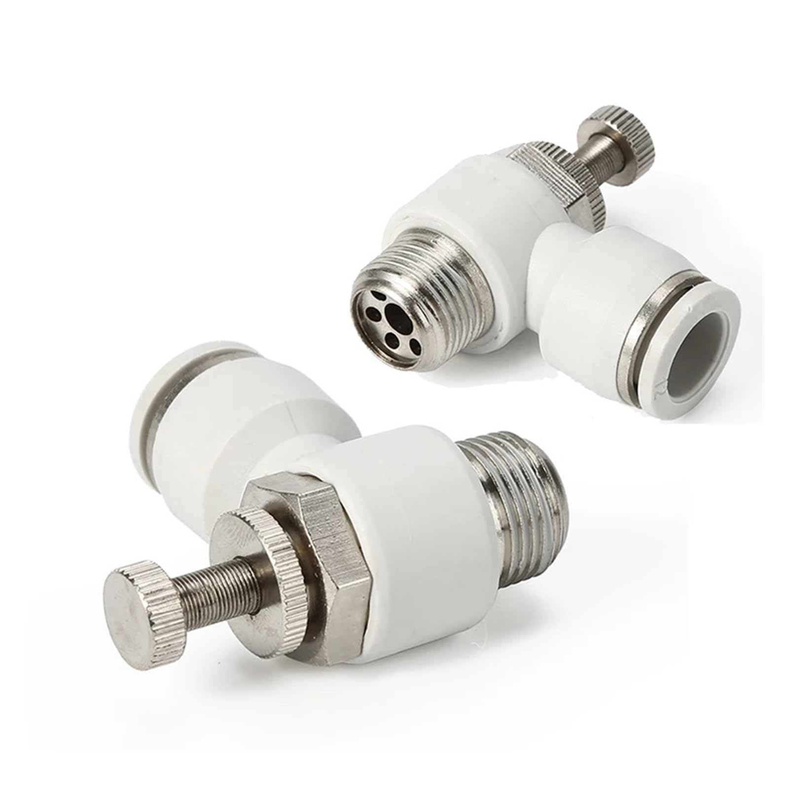 AARTERZZA 1PCS White SL Type Air Hose Rapidities Pipe Quick Release Pneumatic Fitting(SL10-04)