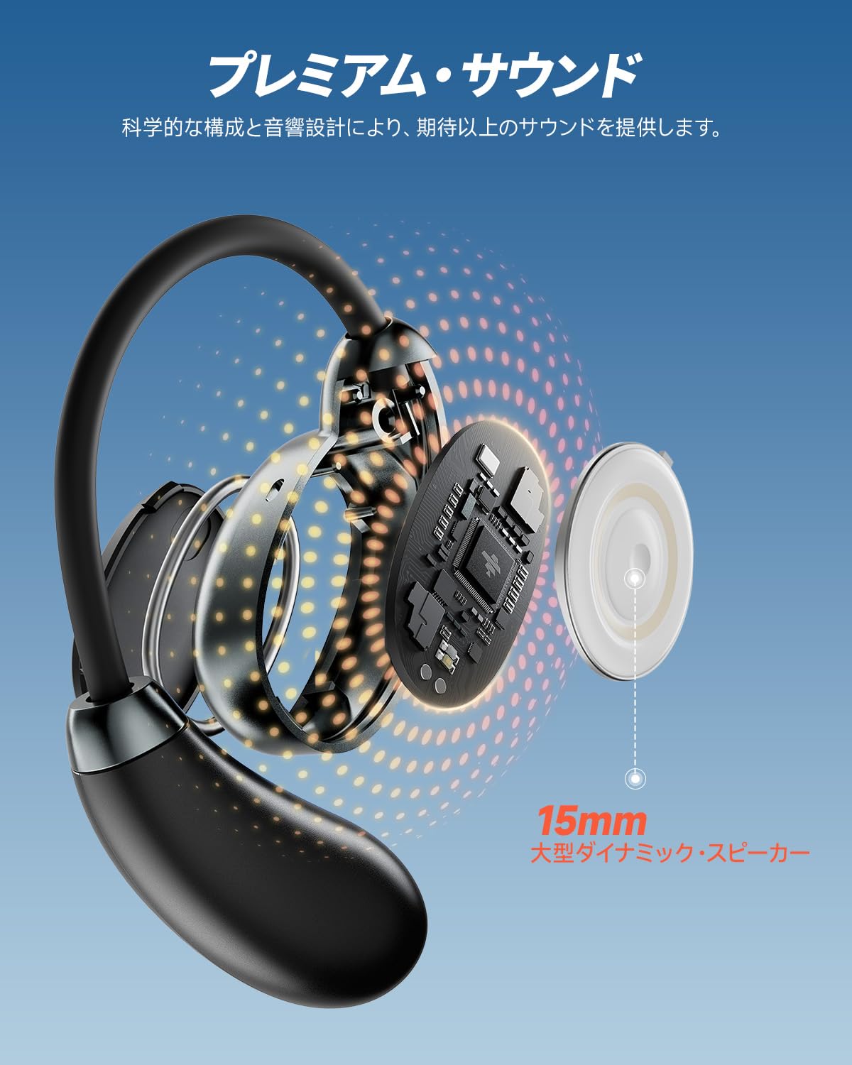 Amazon.co.jp: Donner オープンイヤーヘッドフォン Bluetooth 5.3