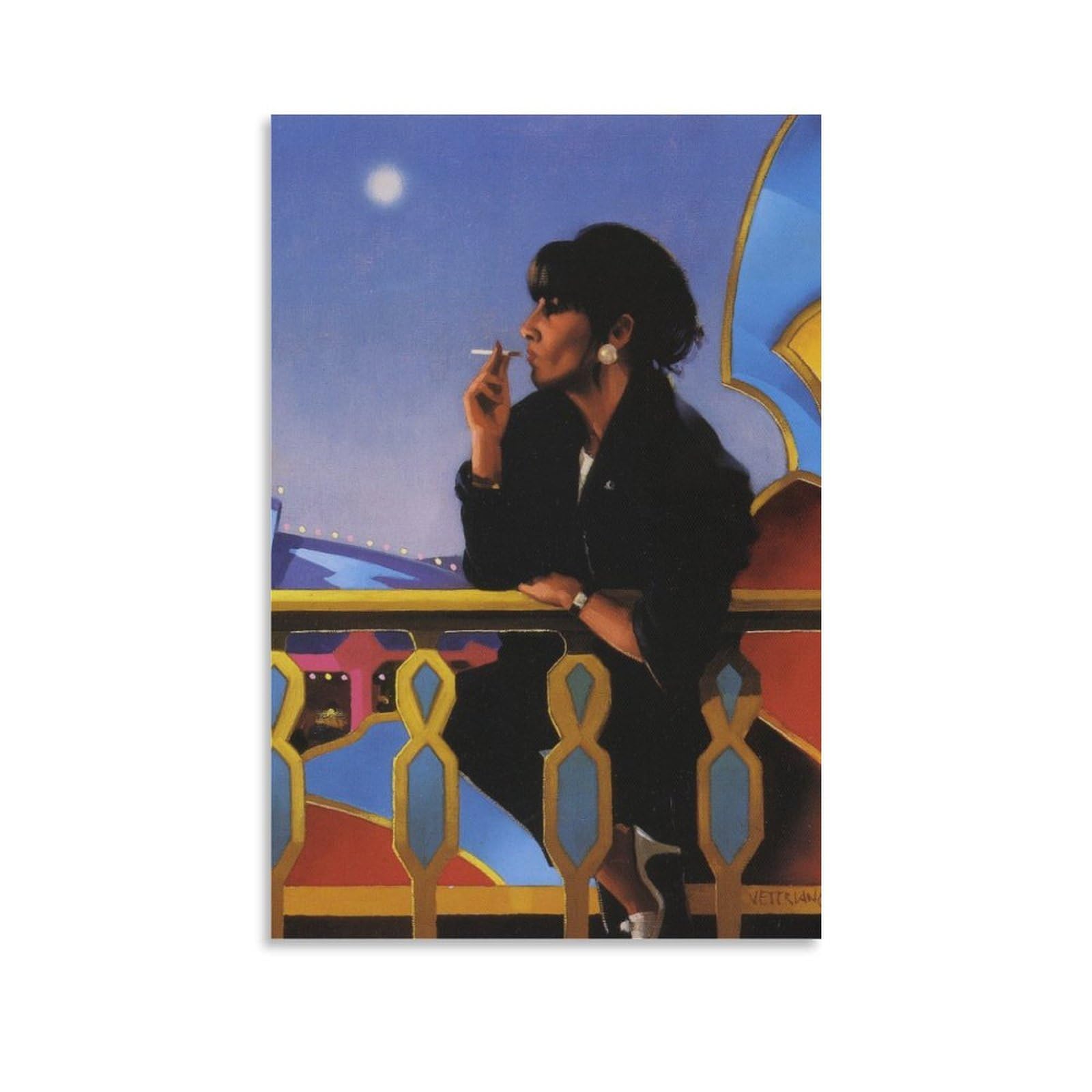 Birdy by_Jack_Vettriano Wall Art Prints Poster Wall Art Painting Canvas Living Room Prints Bedroom Decor 12x18inch(30x45cm)
