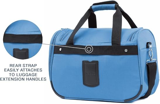 Travelpro Maxlite 5 Lightweight Underseat Carry-on Travel Tote Bag, Azure Blue, 18-Inch