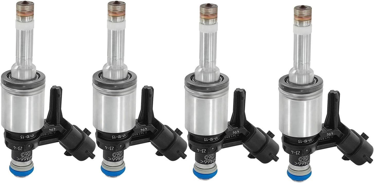 4 PCS Fuel Injector Compatible with 07-2009 Mini Cooper S Clubman John Cooper Works PN23N8 1.6L V7591623 0261150073 13537591623