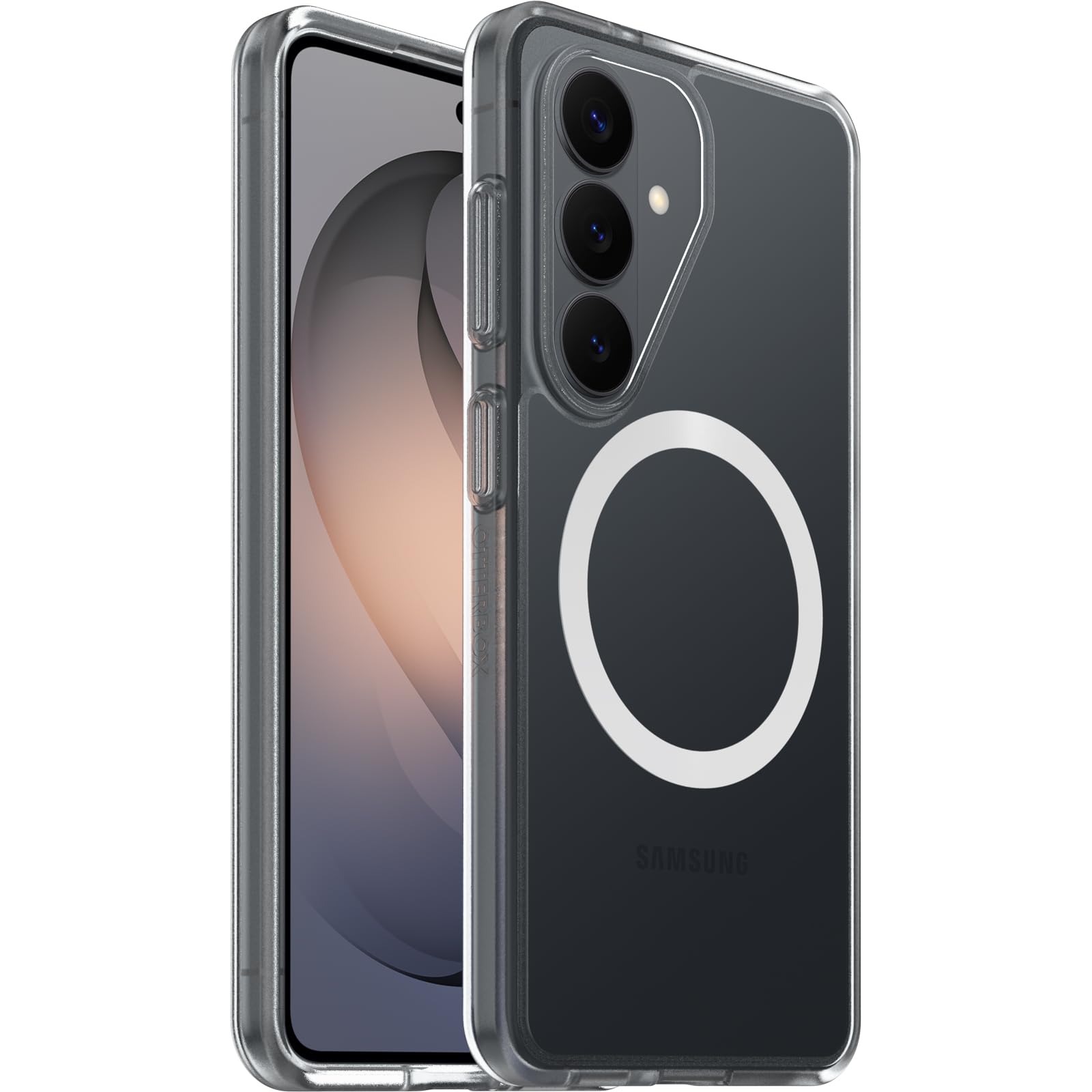OtterBox React Series Case with Magnets for Samsung Galaxy S26, Shockproof, Drop proof, Ultra-Slim, Protective Thin Case, Tested to Military Standard, Clear