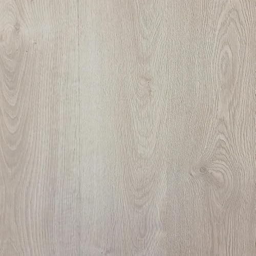 Suelo Laminado | AC5 | 8mm | Colección Elements | Efecto Madera | Tarima Flotante | Resistencia Humedad | Hogar y Comercio (Roble Agua, 1 Caja - 2.40 m²)