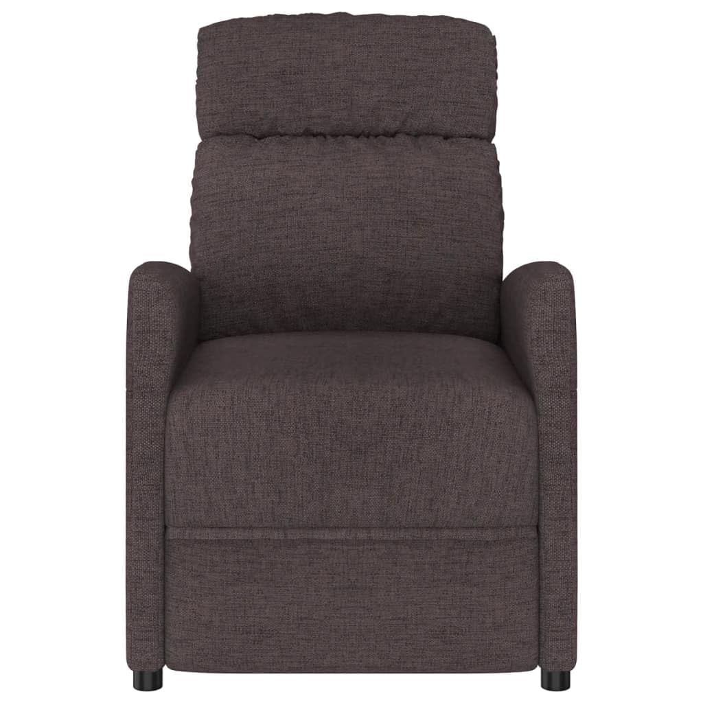 VidaXL Massagesessel Mit Vibrationsfunktion & Liegeposition | Verstellbar | Taupe Stoff