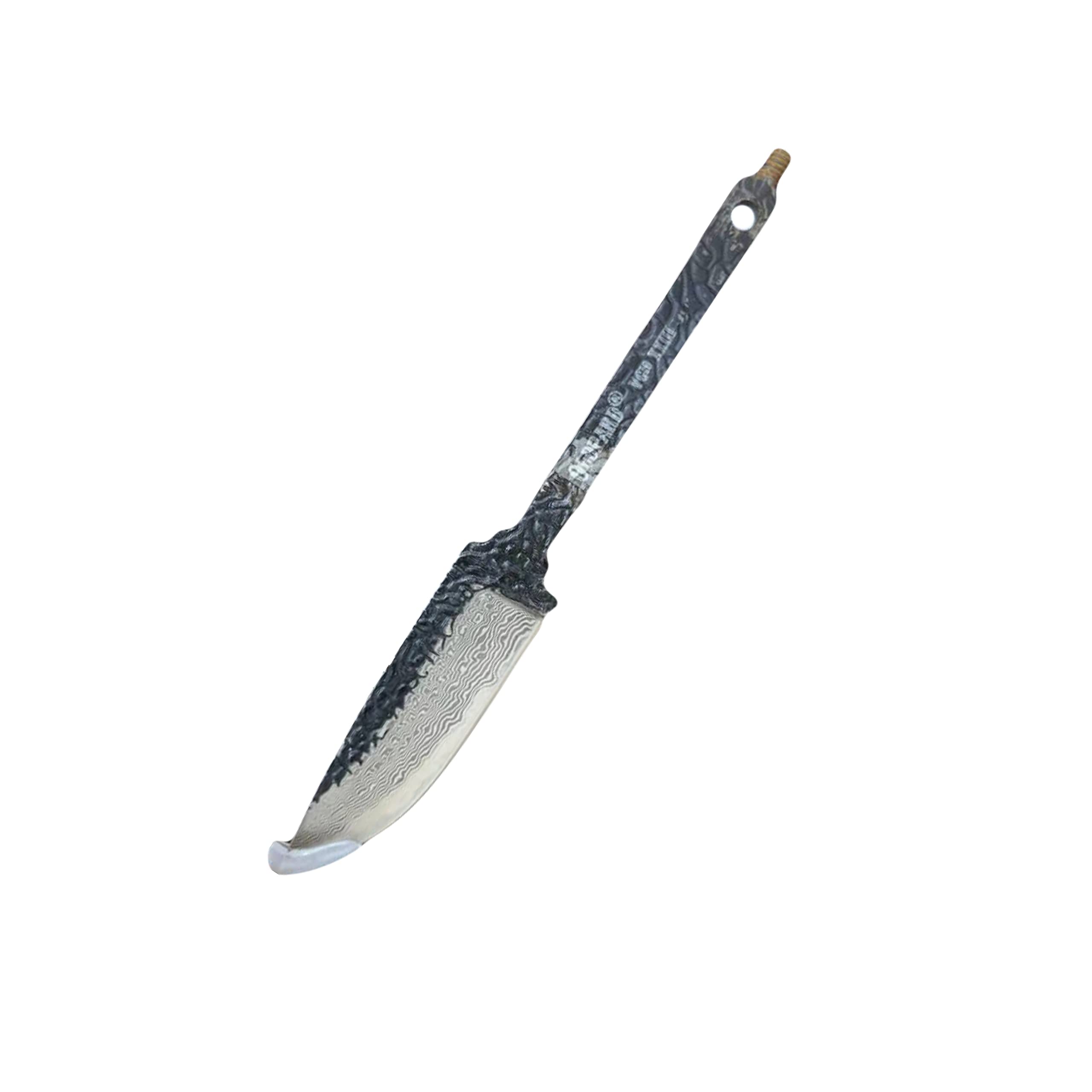 Oldpard Blank Blade for the Knifemaking | VG10 Damascus San Mai Full Tang | DIY Blank Blade for Custom Knife | Blade for Outdoor & Camping (Blank Blade)