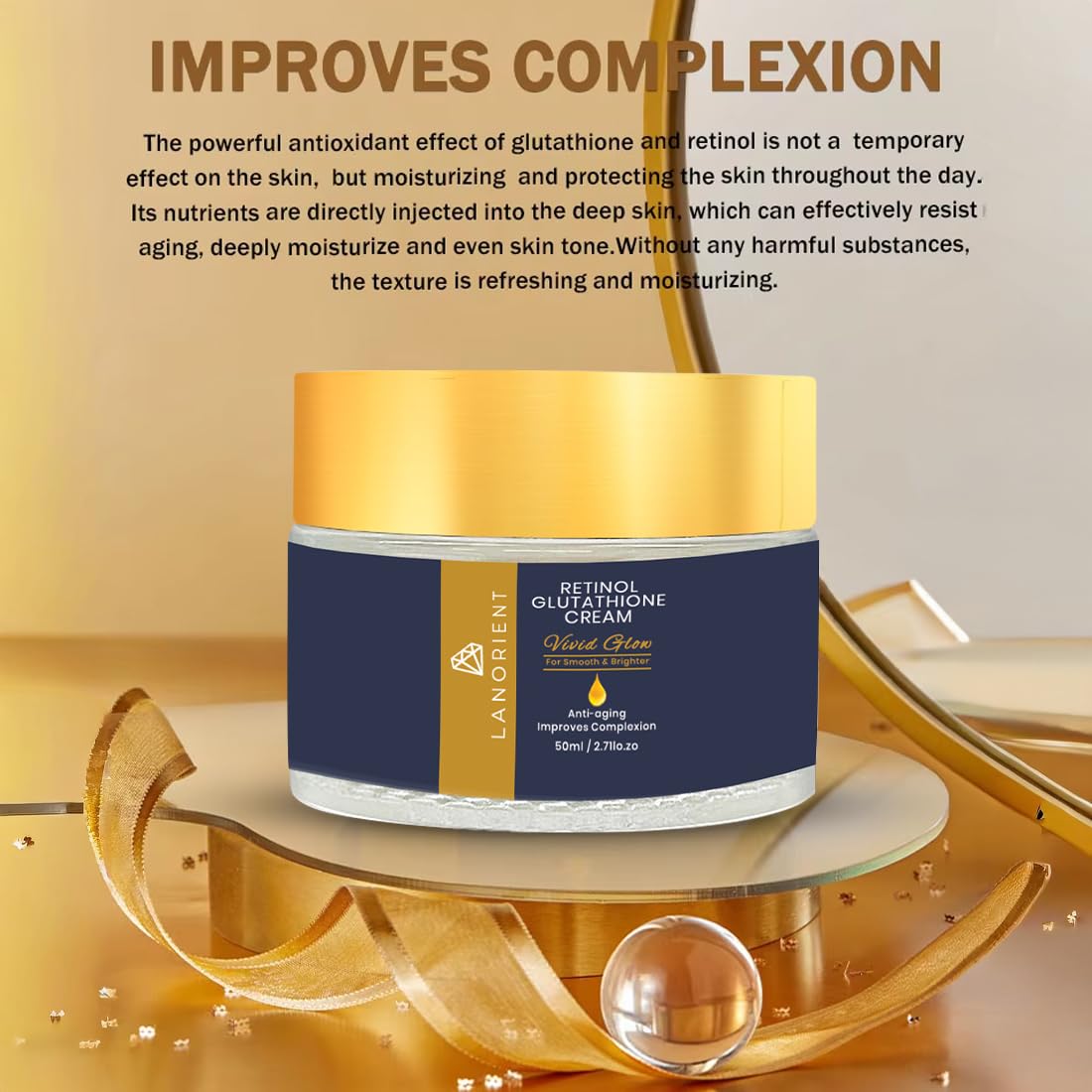 Digitalzap® Retinol & Glutathione Face Cream for Daily Use | Helps Improve  Skin Texture & Glow | Smooth & Radiant Look | Suitable for All Skin Types