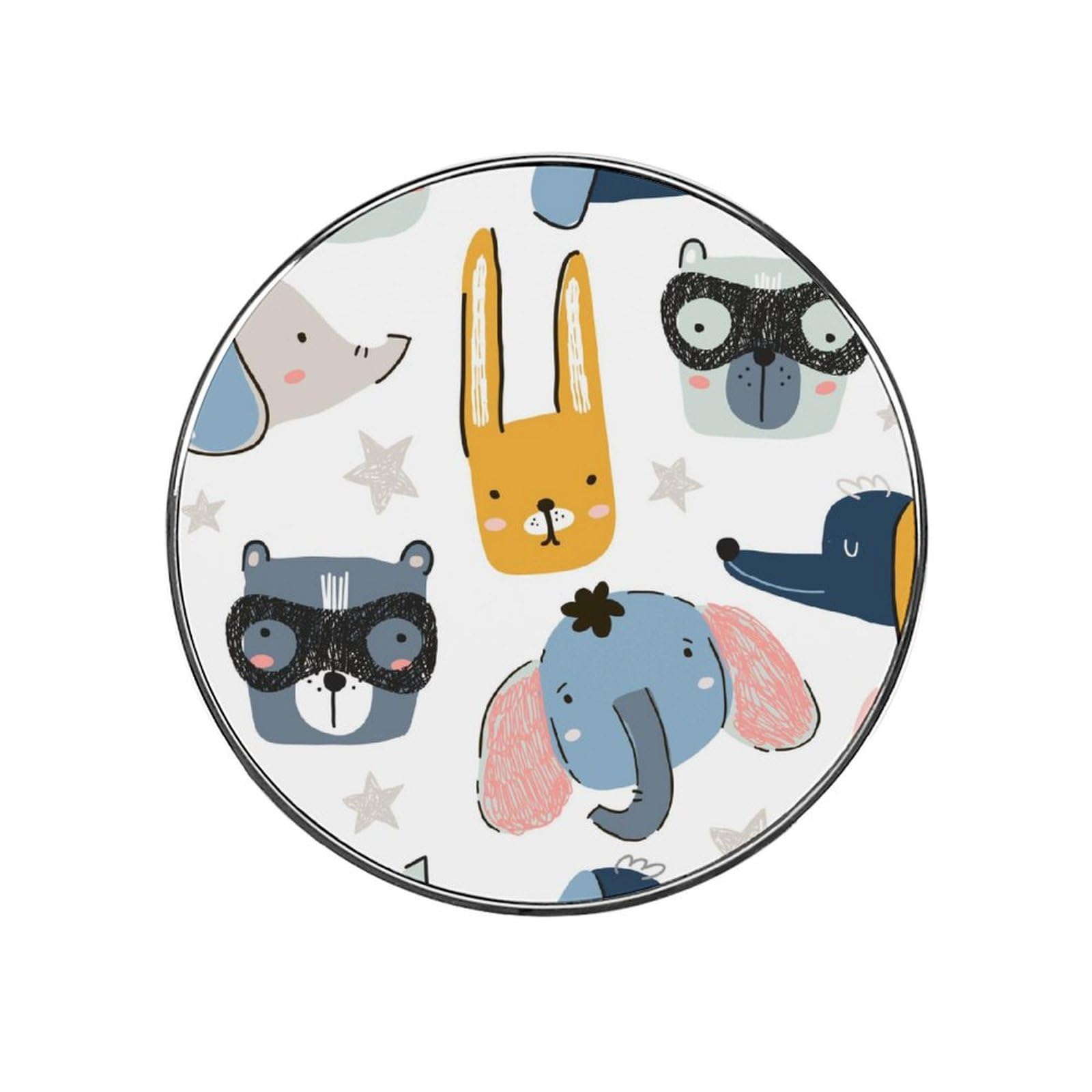 Rabbit Bear Alloy Fridge Magnet For Office Cabinet Refrigerator Whiteboard Photo