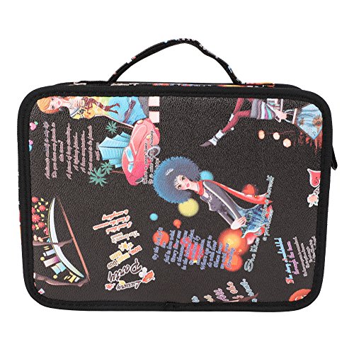 Professional Cosmetics Beauty Hairdressing Styling Bag, Multi-functional Hair Makeup Salon Hairdresser Toiletry Organizer Tool Bag Case Holder Box for Beauty Salon Usage