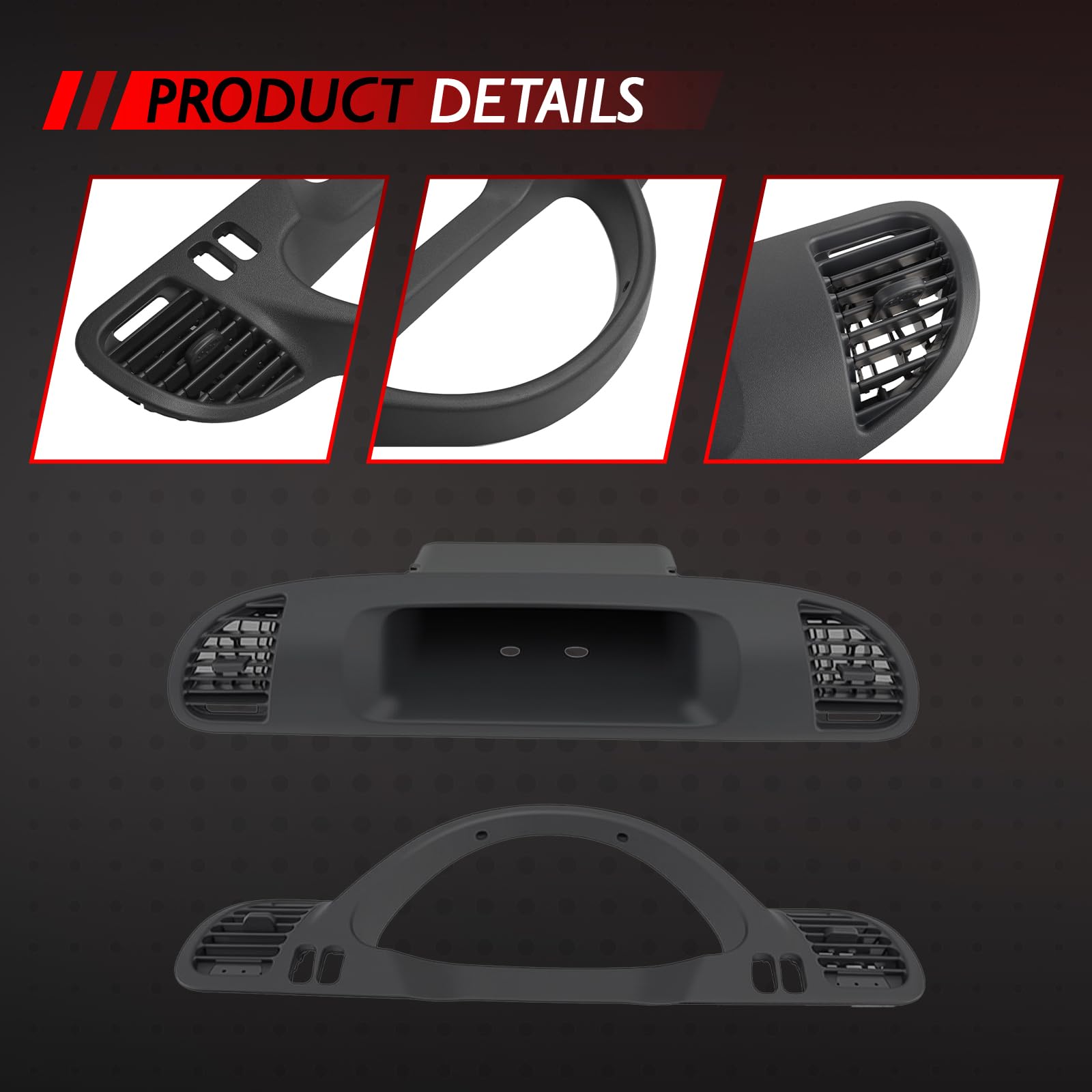 Rivestimento cruscotto tachimetro + vano portaoggetti di ricambio per Sprinter 2 porte W901 W902 3 porte Minibus W903 4 porte Minibus W904 5 porte W905 accessori auto codice 9016801439 9016801607