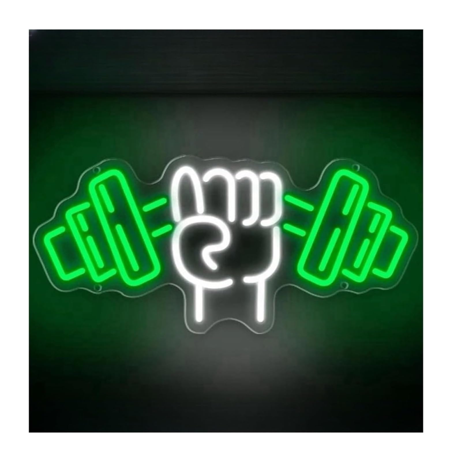 Zynther Neon lamp for neon Light Decoration Fitness Sign LED Gym Yoga Studio Weight Loss Training Club