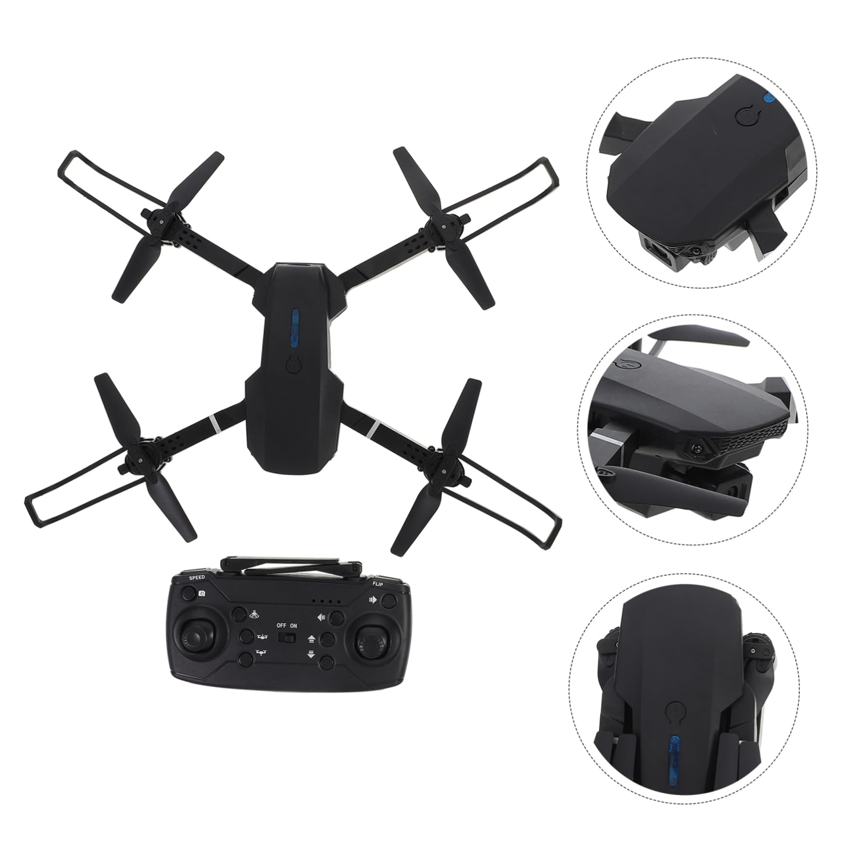 1 Dron z kamerą 1080p warkot Quadkopter inteligentny dron śledzący składany podwójny mini samolot Zabawka GPS