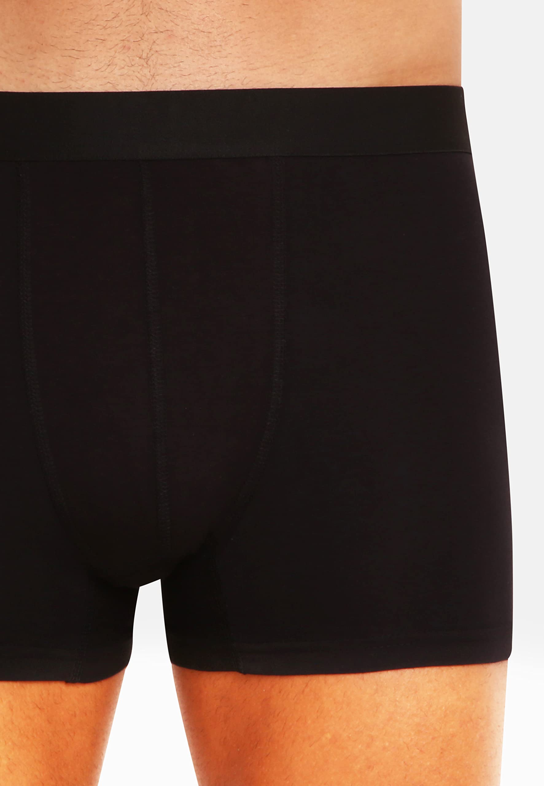 Klasyczne bokserki męskie czarne (NDTB001), 7 sztuk, XL