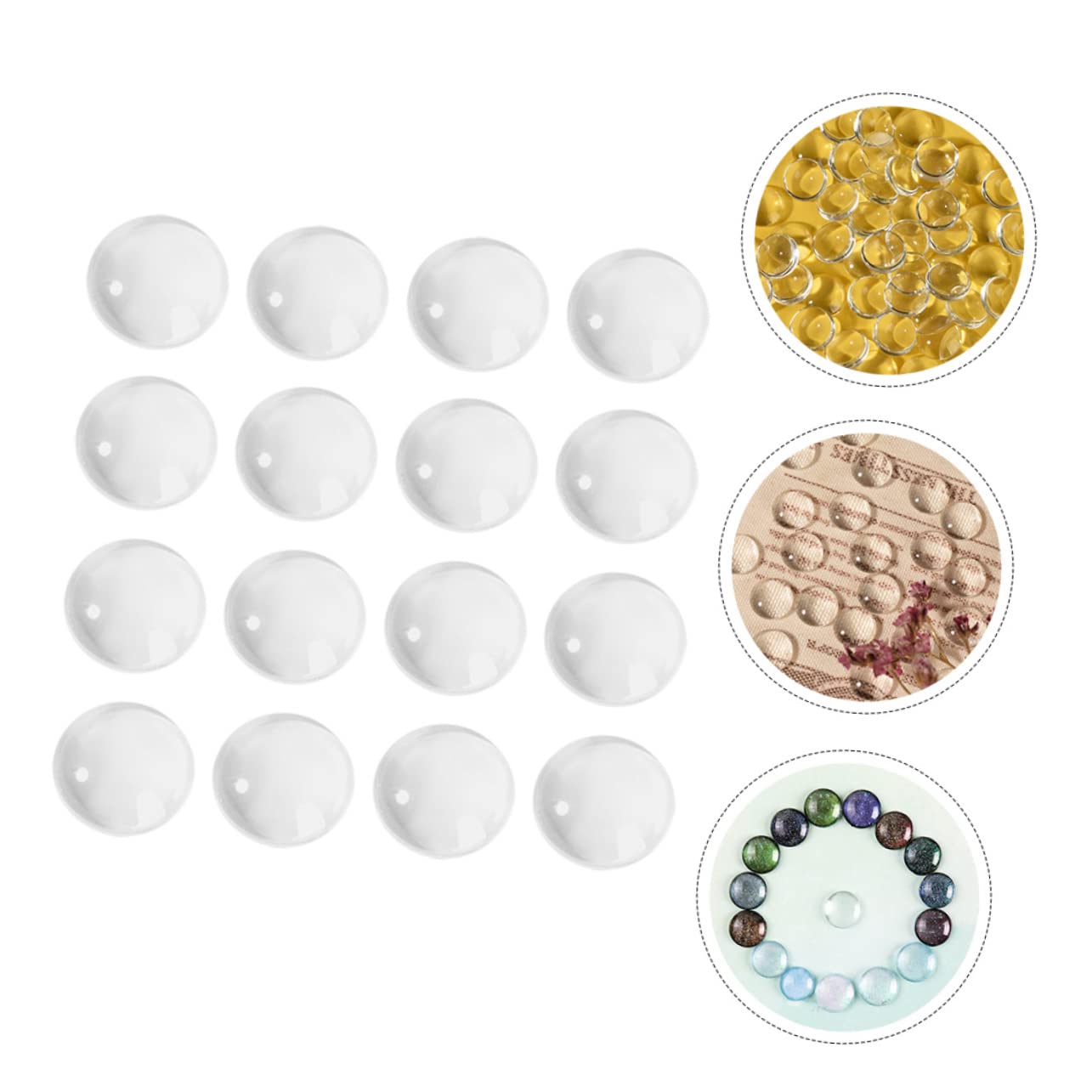 minkissy 300piezas Perlas De Transparente Para Exhibición De Esmalte De Uñas Tarjetas De Color Para Salones De Belleza