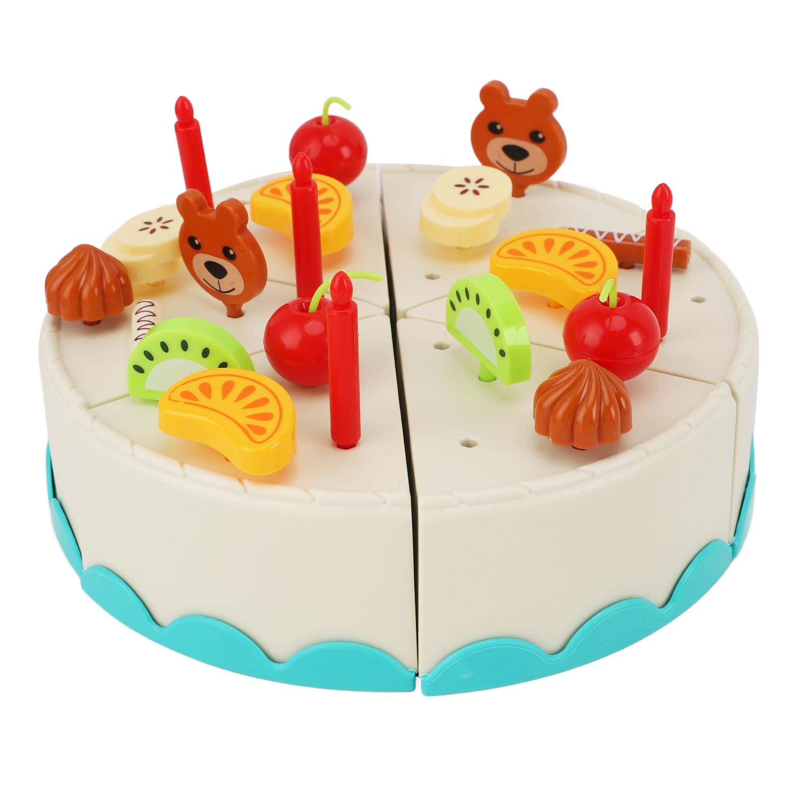 Amazon.co.jp: 誕生日ケーキおもちゃ、小さな女の子用プラスチック 
