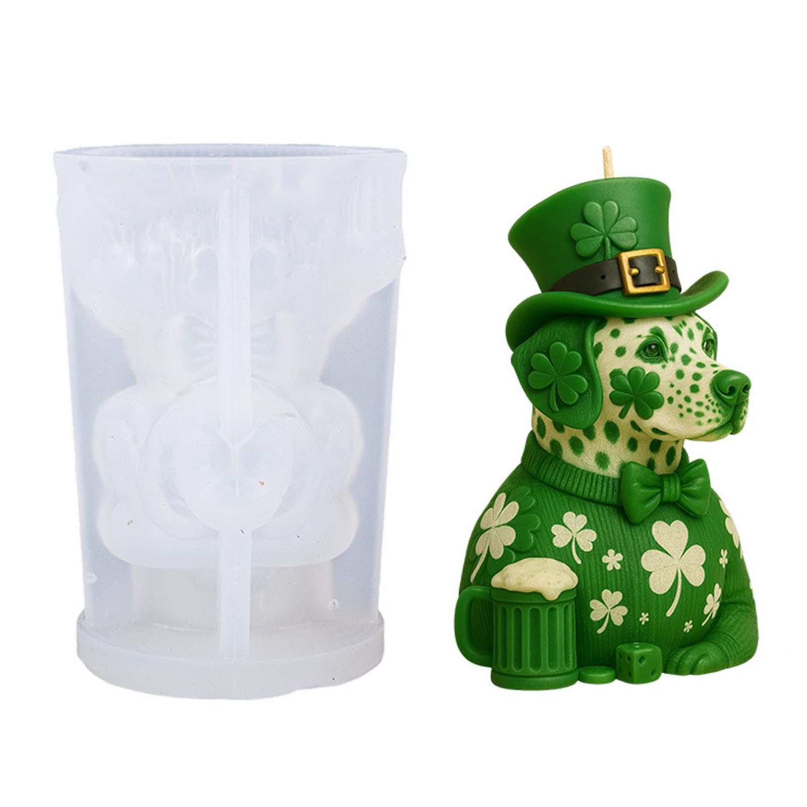 Xjdzineq Dog Silicone for Candlewax Creation and Soap Making Projects Artistic Making