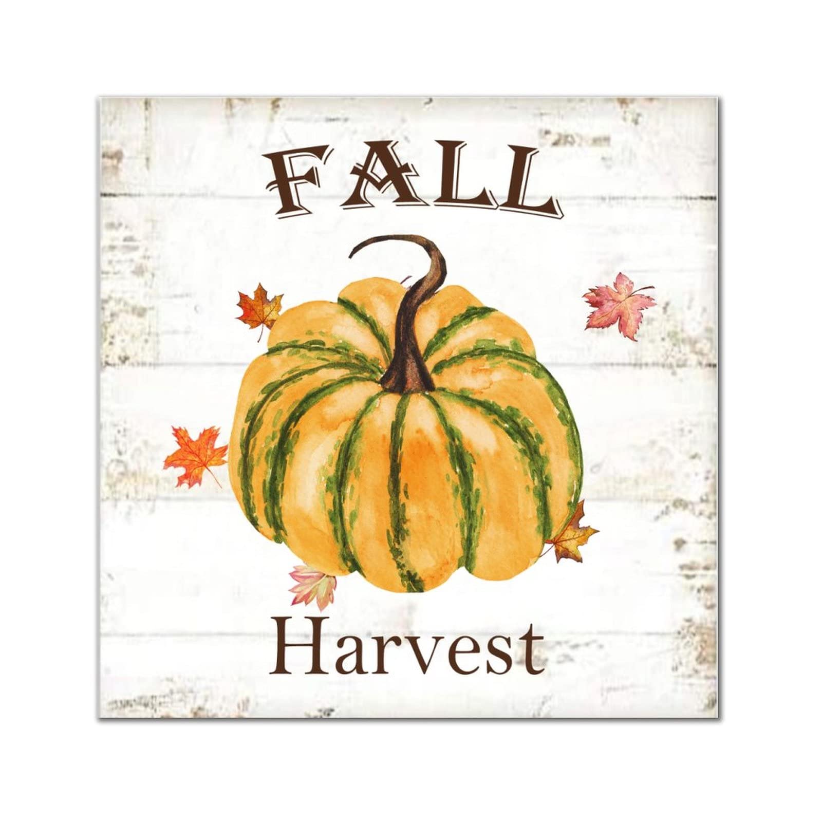 Décoration murale maison en bois pour raviver une entrée triste en automne