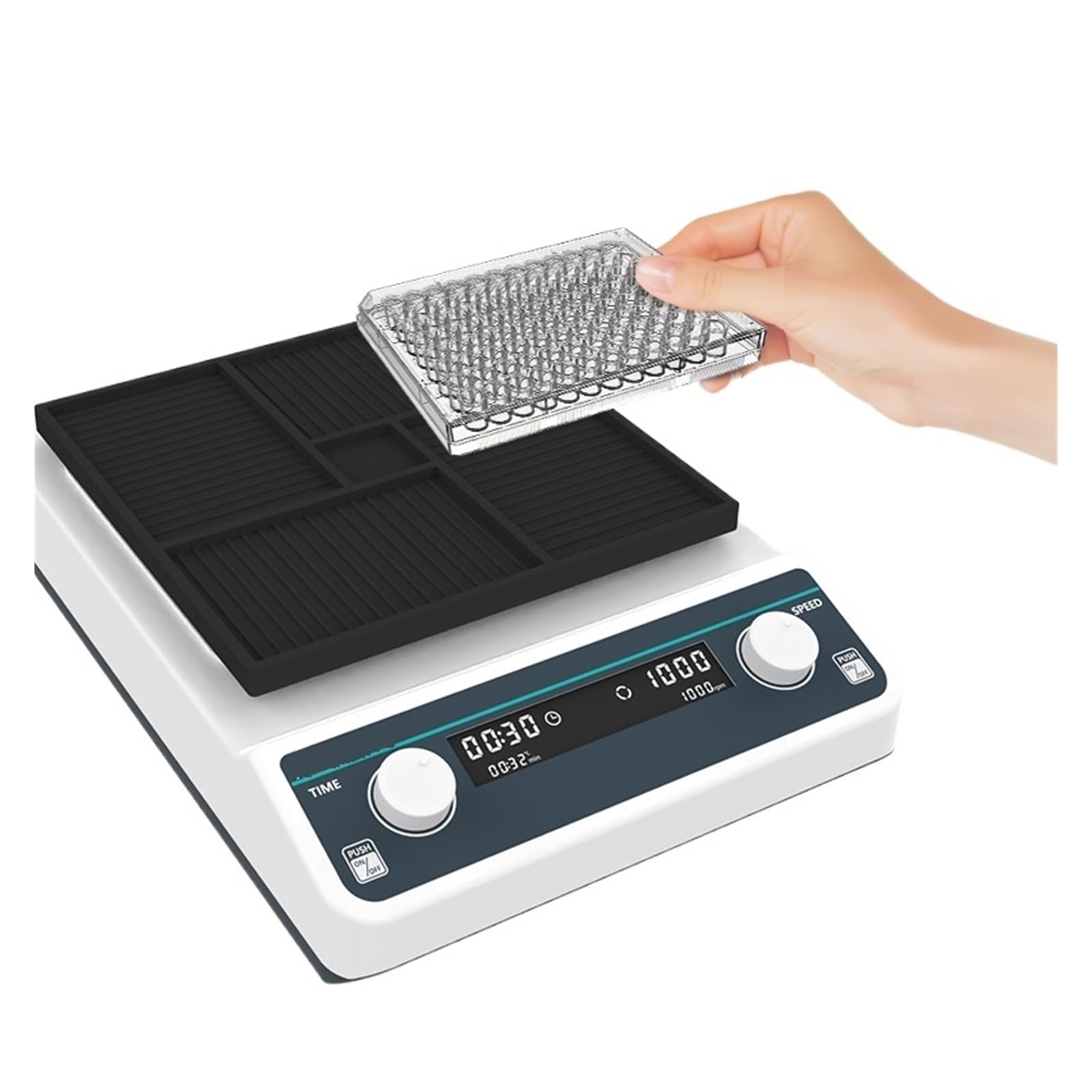 Labor-Mikroplatten-Oszillator Mit Einstellbarer Geschwindigkeit, Mikroplatten-Mischer, Labor-Petrischale, Kolben, Oszillator-Schüttler, Laborausrüstung Professionelle Laborausrüstung