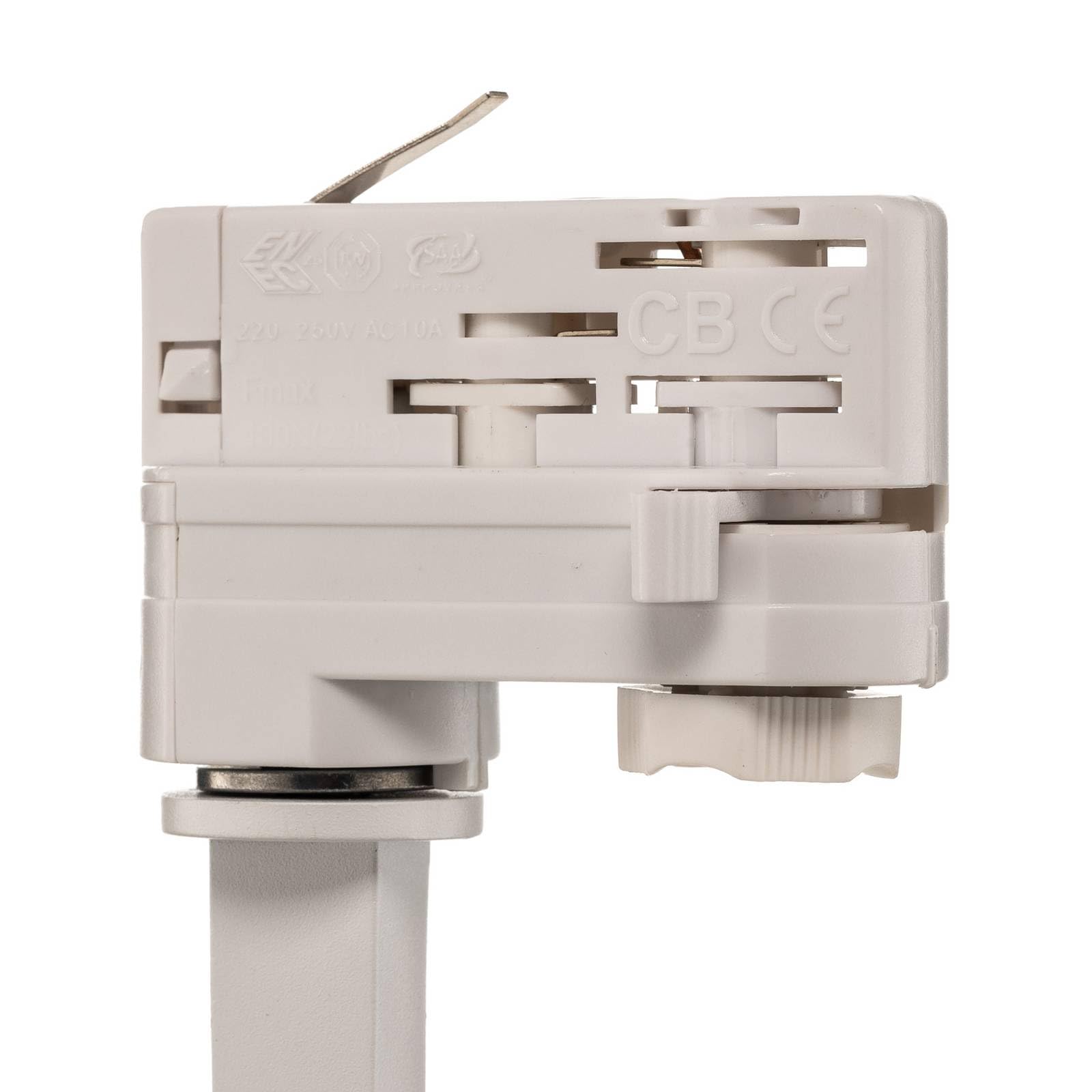 Arcchio LED Stromschienenstrahler Nanna in Weiß aus Aluminium (1 flammig,) Arbeitszimmerleuchte