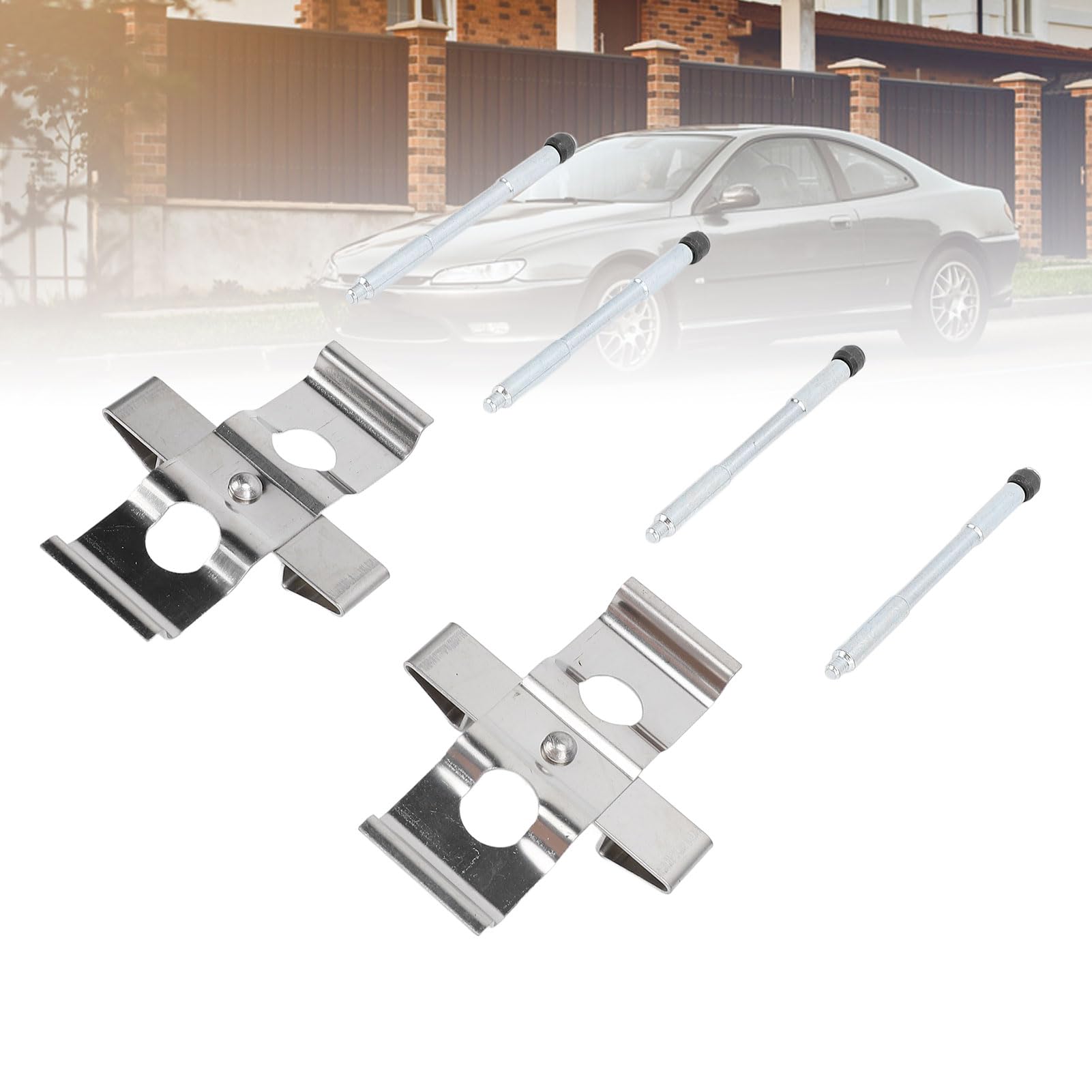 Kit De Quincaillerie Pour Étrier De Frein MBA1296 - Plaquette Frein Avant Acier Inoxydable Pour 406 Coupé