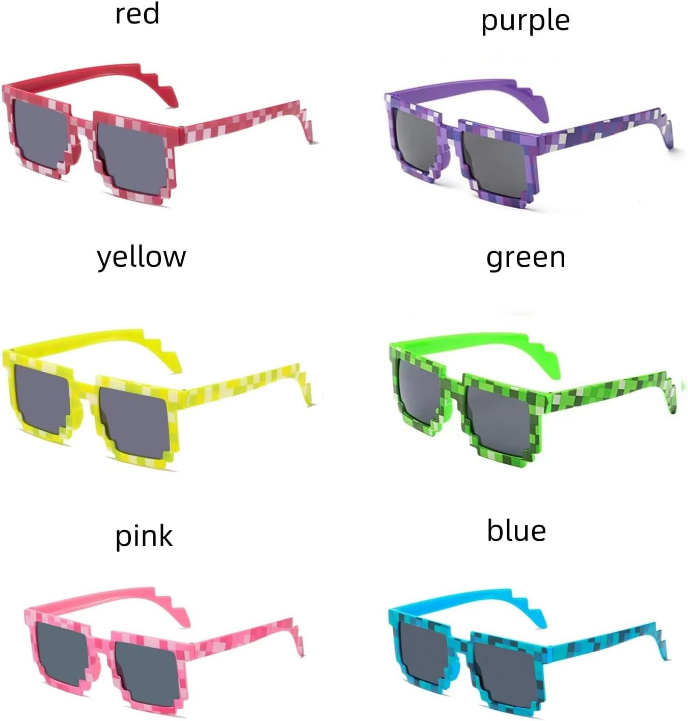 Feather Boas Artificial Fluffy Boas Bulk Decoration 6Pcs,Sunglasses 6 Pcs,Party pack Favors for Wedding Birthday Christmas - Image 3