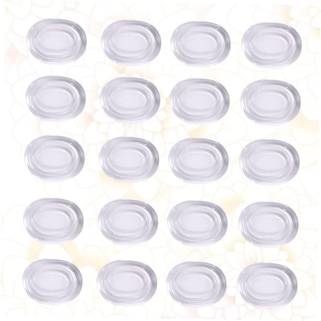ibasenice 60piezas Almohadillas Silenciadoras De De Gel De Transparentes Reducción De Para Tambores y Percusión Control De