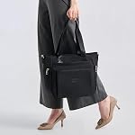 Sac à bandoulière femme Grand sac à main imperméable à l'eau de corps de corps , Multi poches Nylon sac de voyage avec longue sangle pour le quotidien, travail, achats