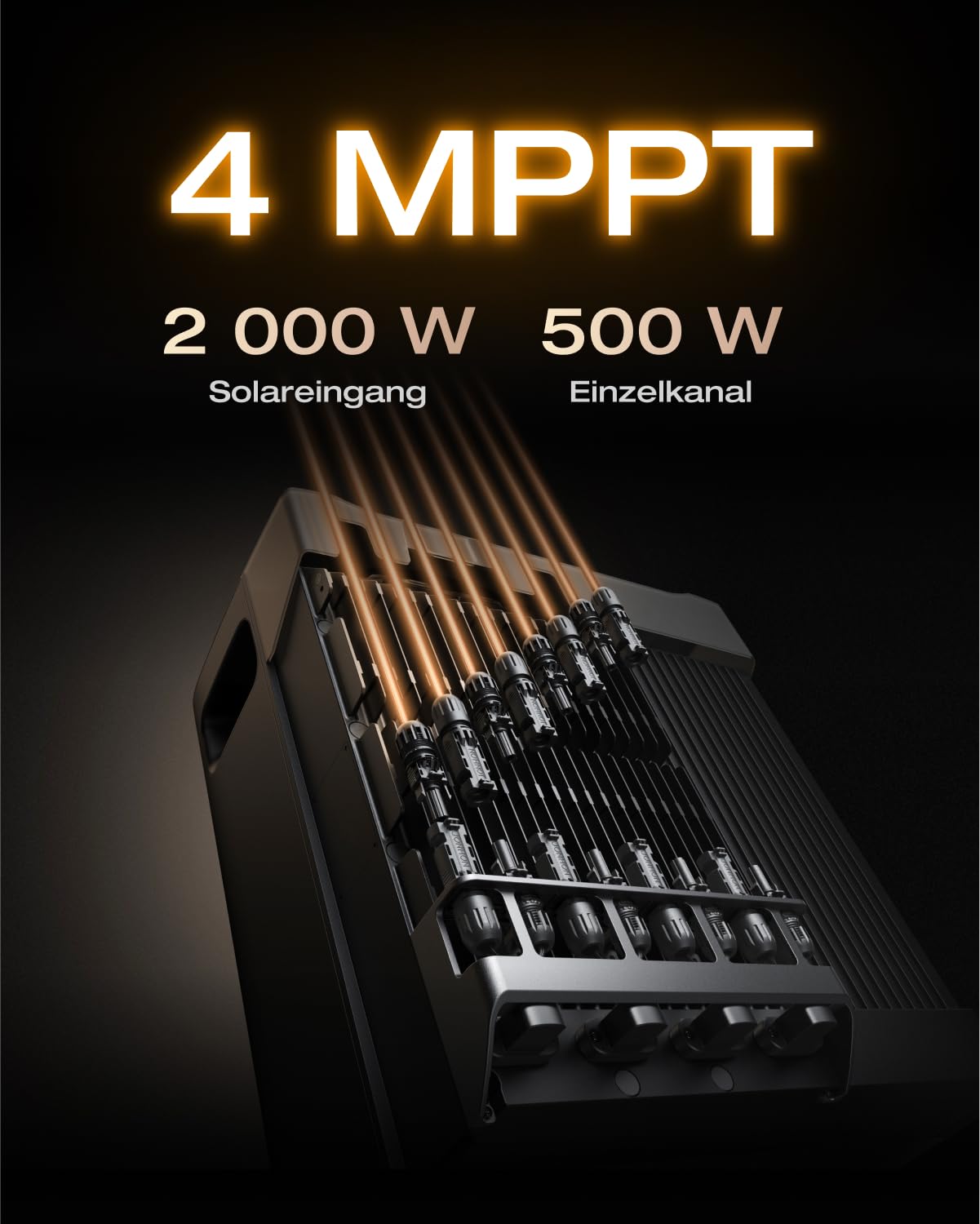 ECOFLOW STREAM Ultra X 3,84kWh, 0%VAT Balkonkraftwerk mit Speicher 4 MPPT 2800W Solareingang 2300W Dual AC-Anschlüsse, All-in-One Stromspeicher mit Wechselrichter 23kWh Kapazität 6000 Zyklen,Plug&Play