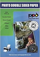 Vista 22 de Papel fotográfico PPD de doble cara, papel mate para folletos de 11 x 17 para impresora de inyección, 210 g/m², tamaño tabloide de 9 mil
