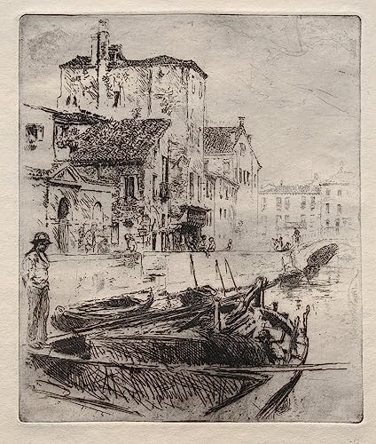 Peinture décorative sur toile Venise Robert Frederick Blum 60x90 cm chic