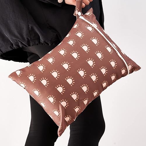 Miniatura 7 de Happy Flute Juego de 3 bolsas húmedas para almacenamiento, impermeables, lavables, bolsas de viaje, playa, piscina, bolsa de gimnasio para trajes de