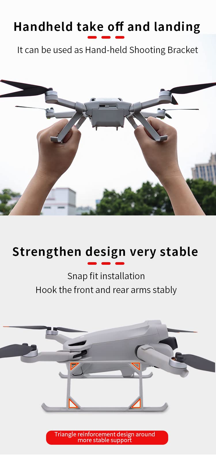 Objectif grand Angle pour DJI Mini 3 Pro, accessoires de drone, filtre d'objectif de caméra externe plage de prise de vue augmentation de 25%