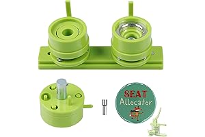 Happizza Button Maker Mold (Pack of 10) - Create Personalized 1.25 inch...