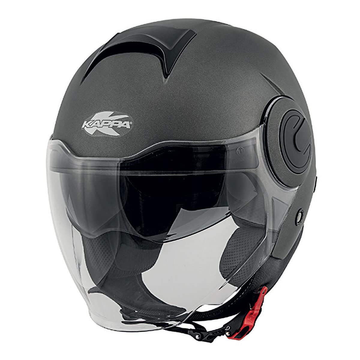 CASCO JET KAPPA KV37 EVO SOLID COLOR COMPATIBILE CON TITANIO Xl