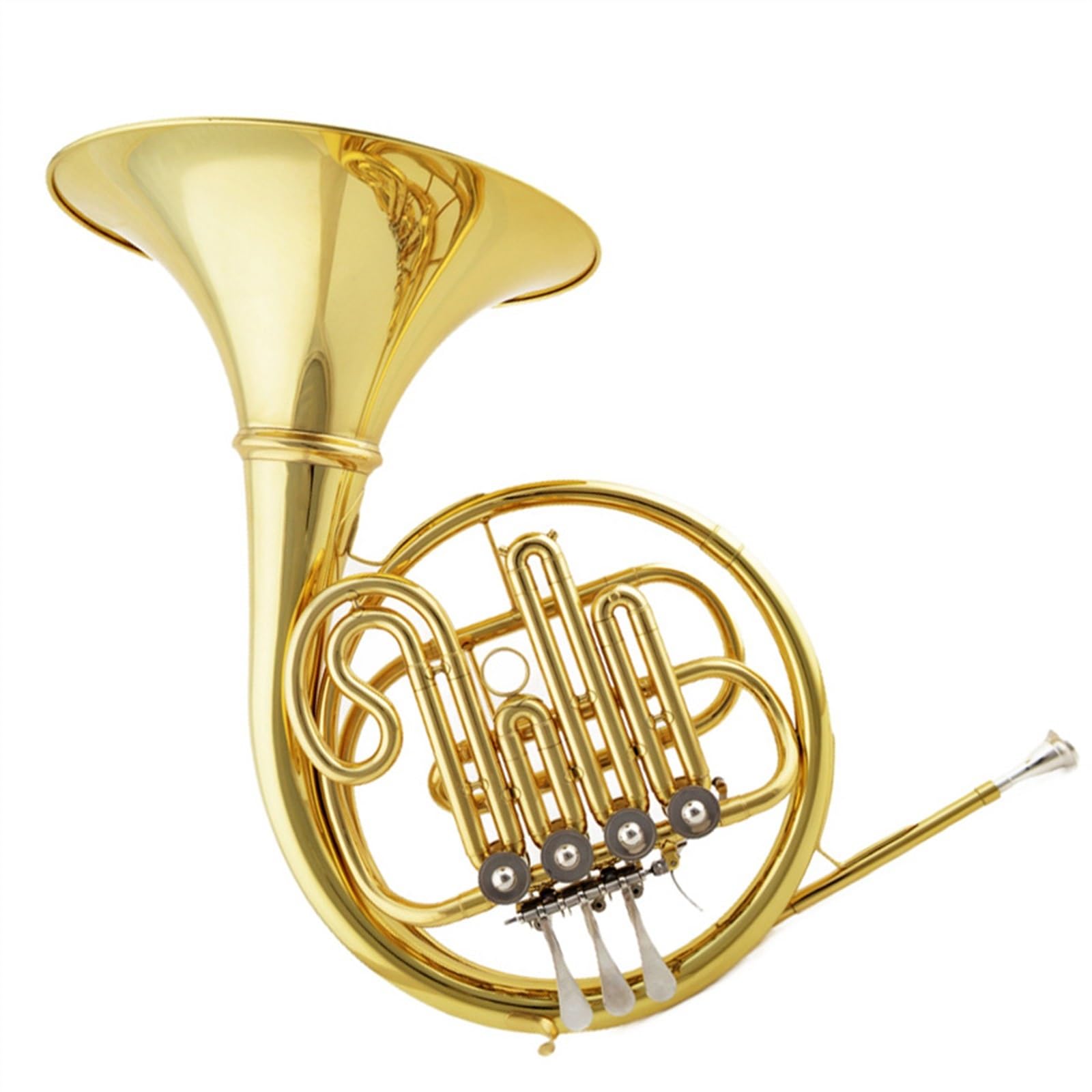 Amazon | フレンチホルン 管楽器 フレンチホルン B♭調 4キー