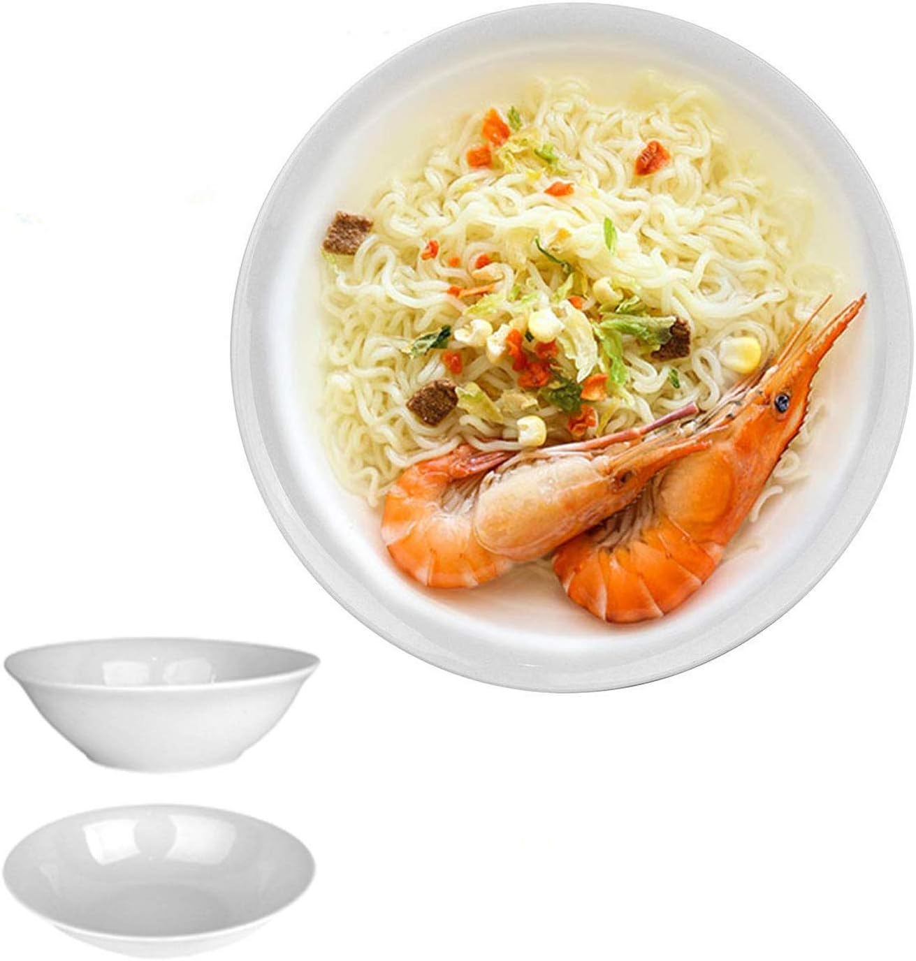 42 Ounce Porcelain Bowls Set, Large Bowl for Cereal/Soup/Noodle/Pasta/Salad, Dishwasher Safe,Set of 6