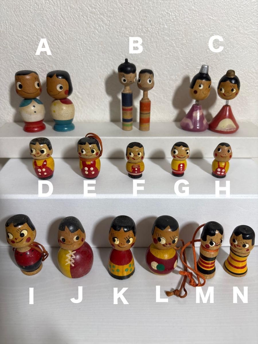 FUJIYA ペコちゃん ポコちゃん ペコちゃん ポコちゃん こけし 卯三郎