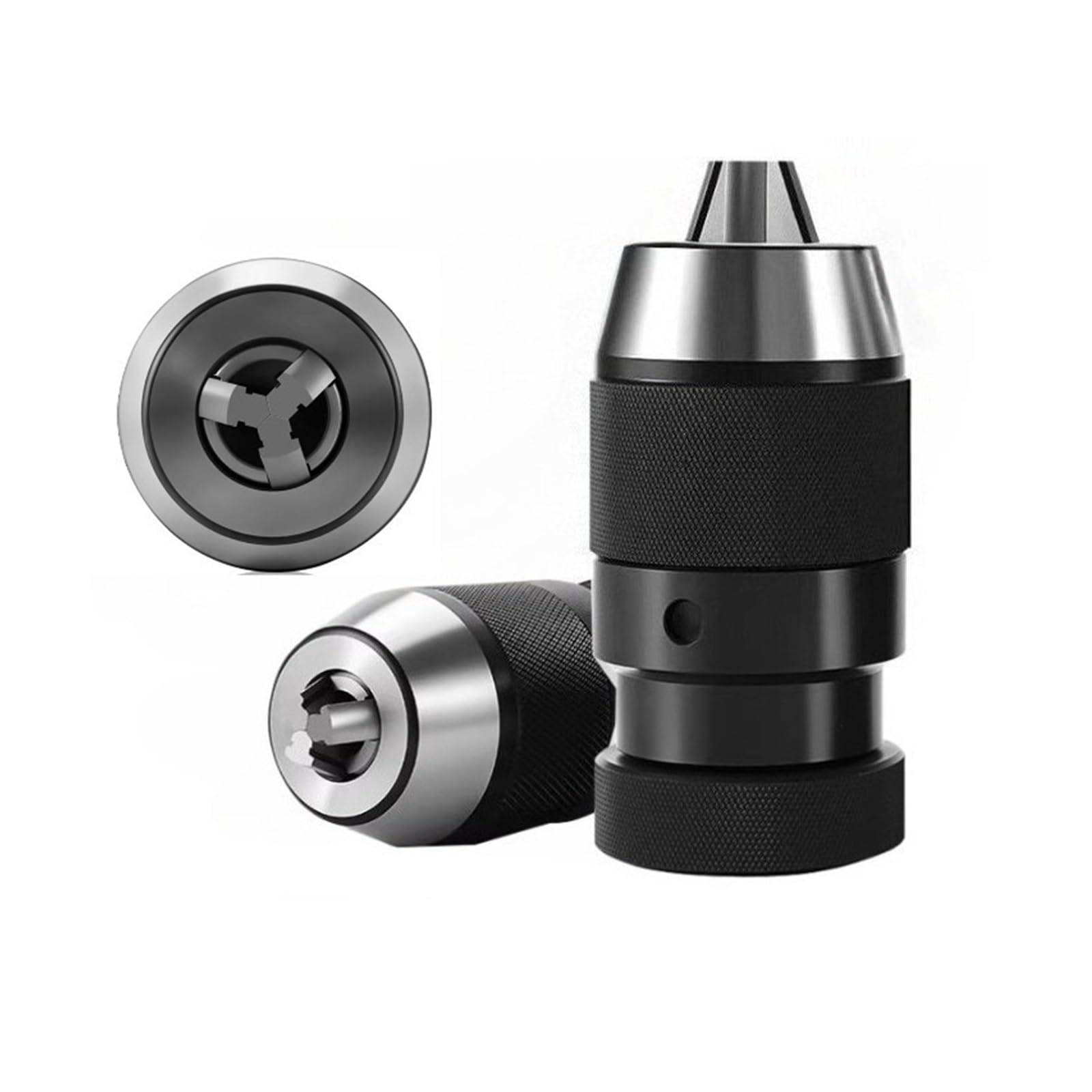1x B10 B12 B16 B18 B22 Portabrocas sin llave perforación autoapretado abrazadera de bloqueo automático rango 0,5-6mm 1-10mm 1-13mm 1-16(B18 1-16mm)
