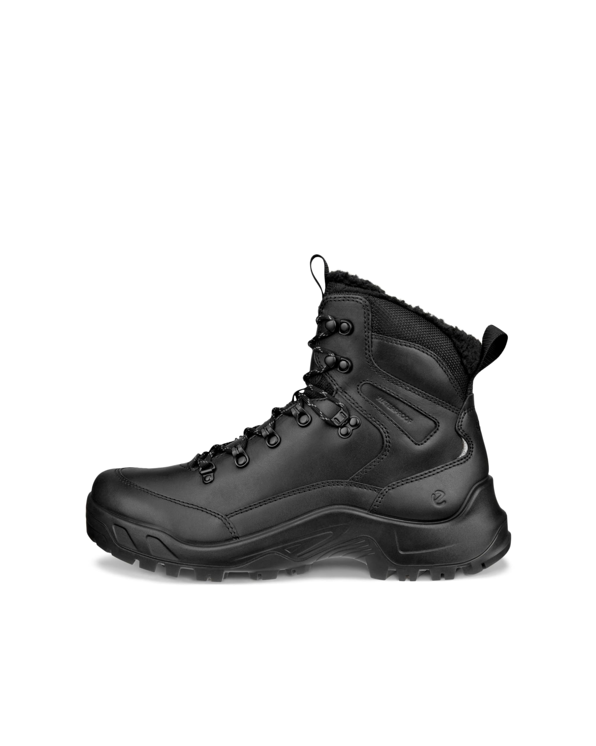ECCO Men's Offroad Waterproof Warm Hiking Boot, Black, 9-9.5