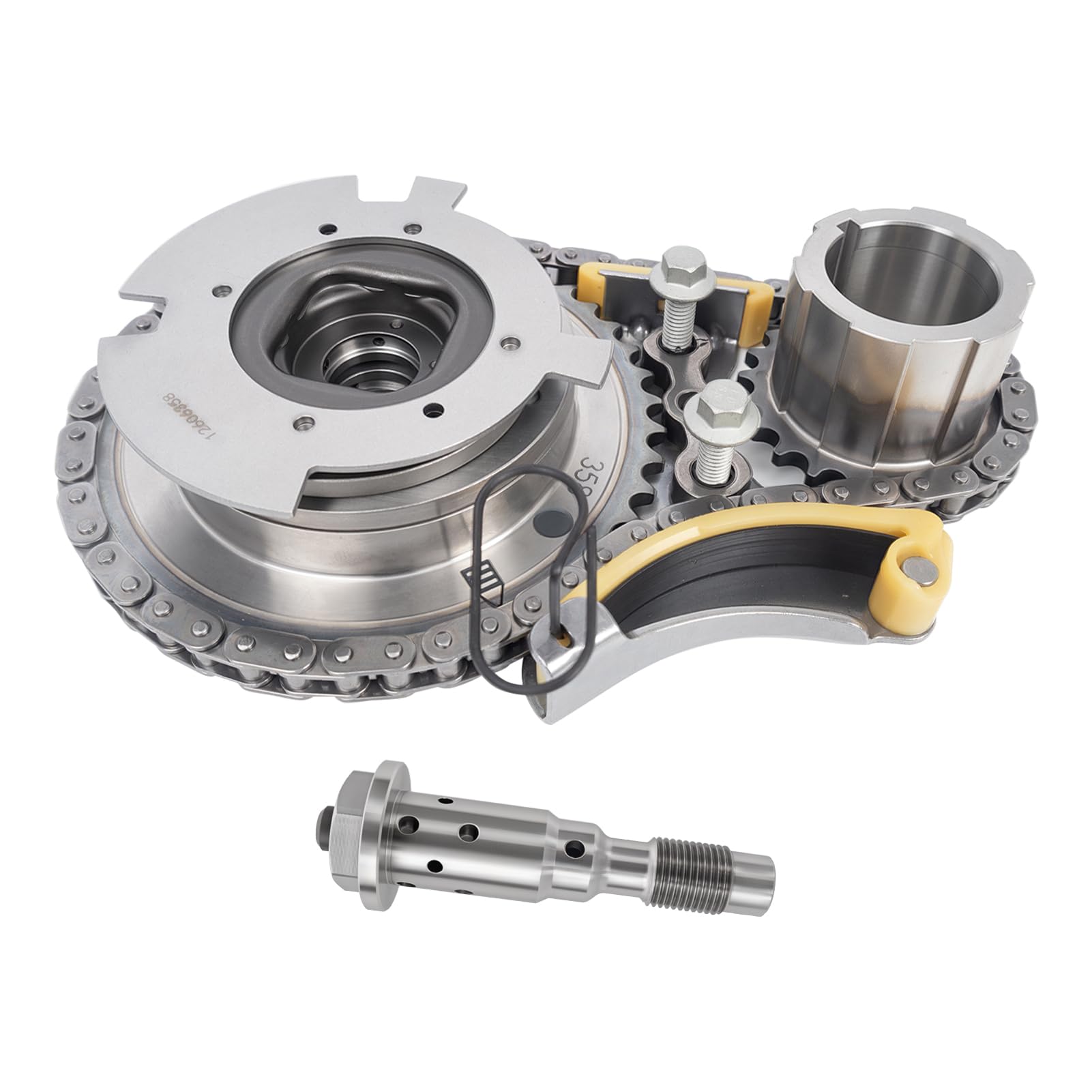 Zestaw łańcucha rozrządu silnika z elektromagnesem VVT, pasuje do Chevroleta Silverado 1500 Tahoe Express, GMC Sierra Yukon, Cadillac Escalade 4,8 l, 5,3 l, 6,0 l, 6,2 l