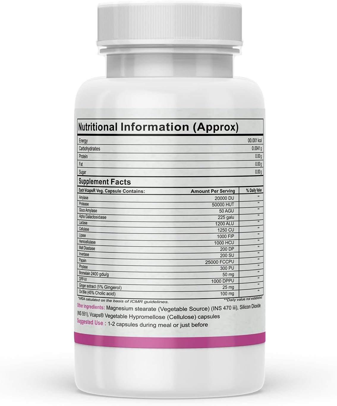 Digest All Care | Advanced All-in-1 Digestive Enzymes for Digestion Support | Prevents Indigestion, Bloating, Gas & & Stomach Discomfort | 30 Capsules