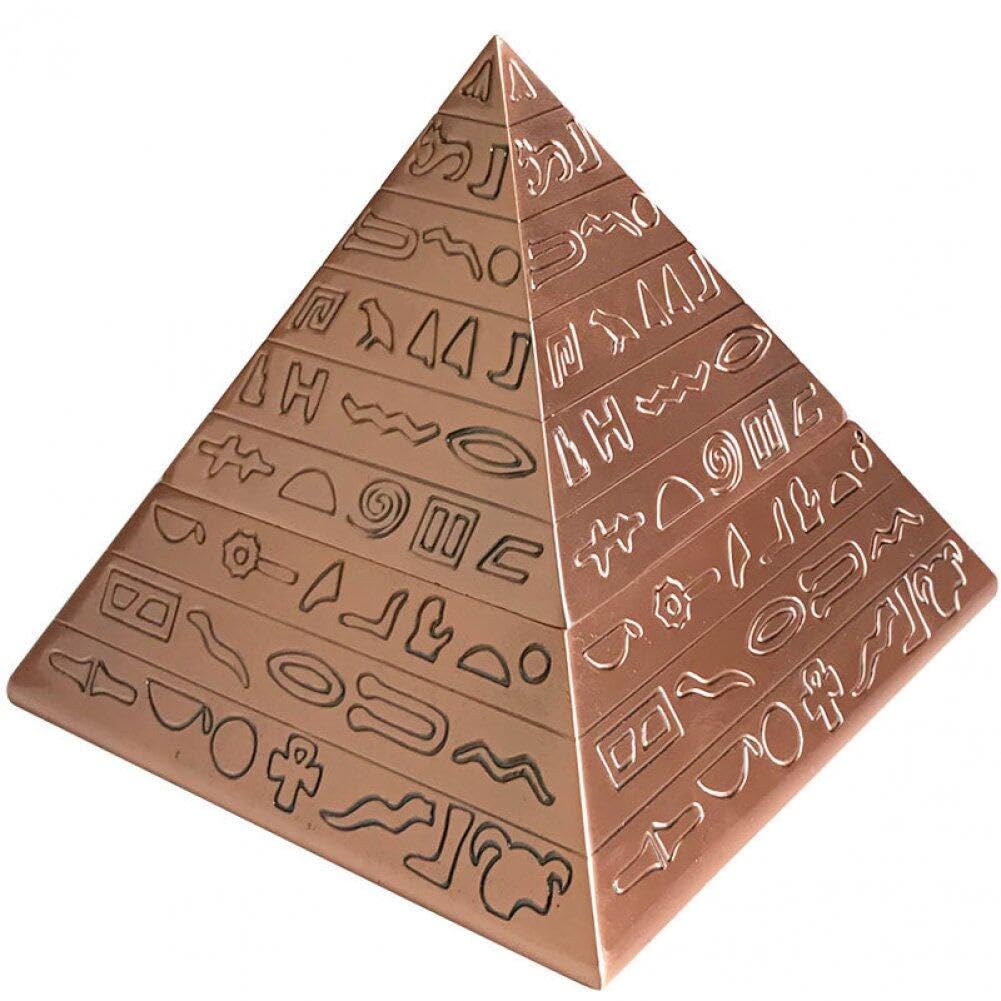 Baokuan Egyptian Pharaoh Metal Ashtray Pyramid Ashtray Herb Ashtray Weed Ashtray Home Furniture Decoration Smoking Accessories