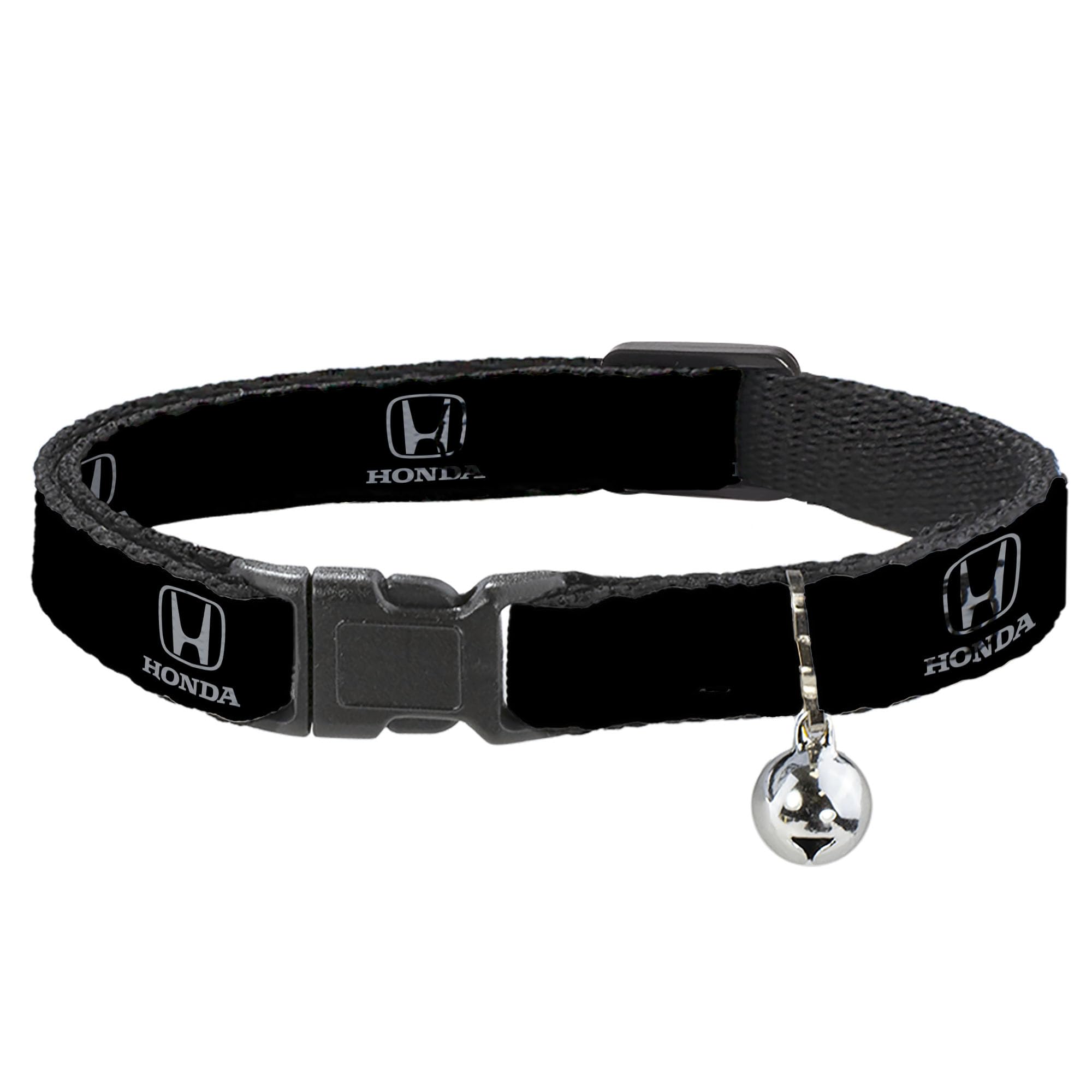 Collar de gato Honda Breakaway con campana ajustable de 8.5 a 12 pulgadas negro