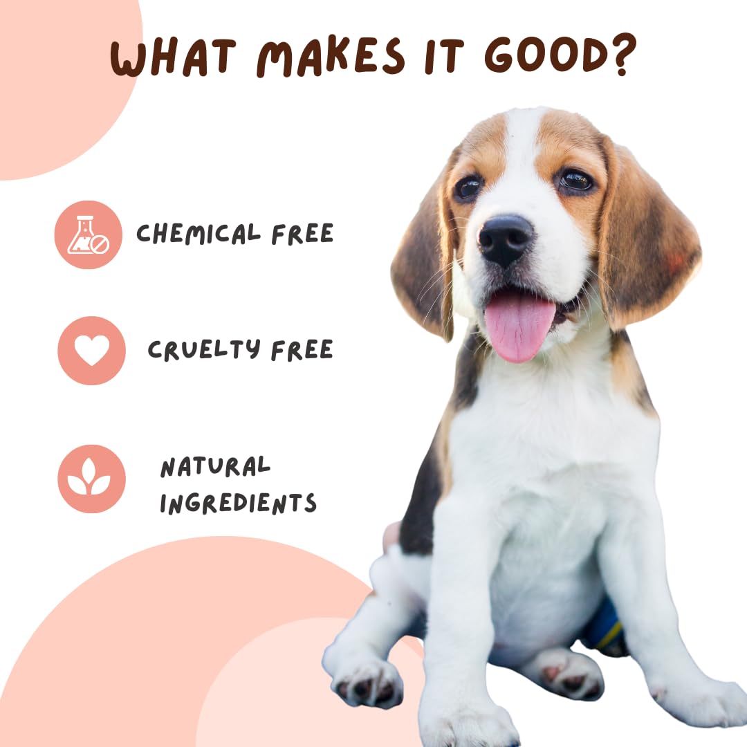 Coco Crush Natural Flea & Tick Protection Pet Shampoo & Comb | for All Breeds & Sizes of Dogs & Cats | Anti Itch with Coconut, Neem, & Lemongrass | 100% Pure, Organic, Paraben Free (100ML + Comb) 4